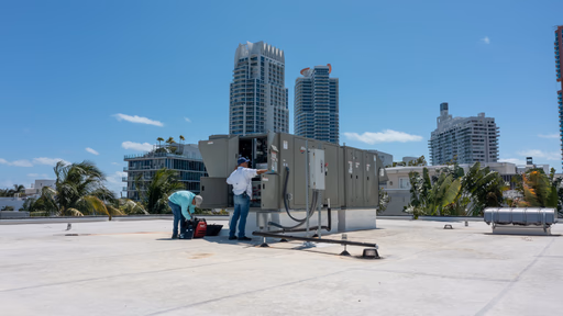 Commercial HVAC contractor providing AC repair and installation services